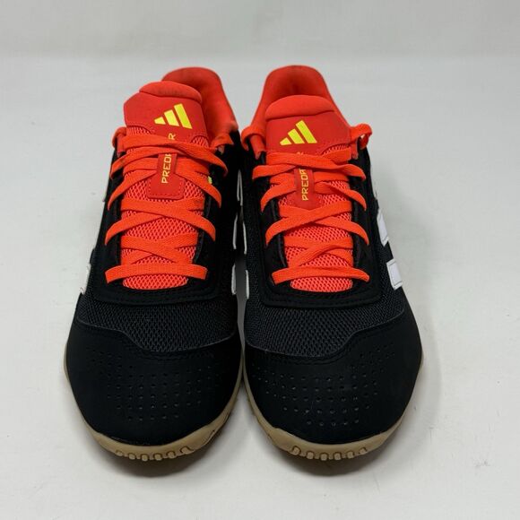 Adidas Predator Club Indoor Sala Soccer Shoes Mens 7 Black Solar Red Sneakers - Picture 5 of 16